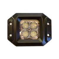 Engo Cree 20 Watt LED Flange Mount Light Pair w/ Wiring Harness
